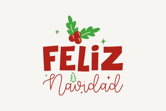 Feliz Navidad Christmas SVG