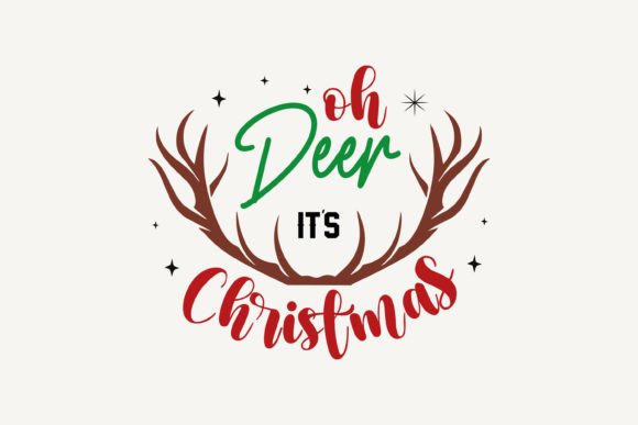 Oh Deer It's Christmas SVG: A Designer's Take on Holiday Embroidery