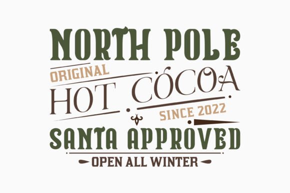 Retro Christmas Sign SVG Design Review for Embroidery